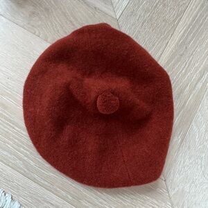 NWT Margaret Howell red beret